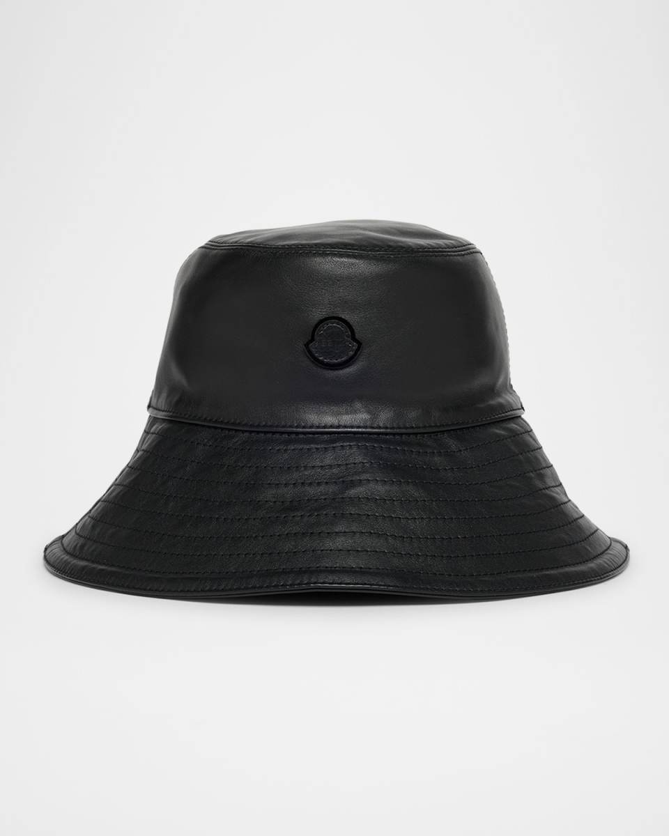 x EE72 by Edward Enninful Leather Bucket Hat